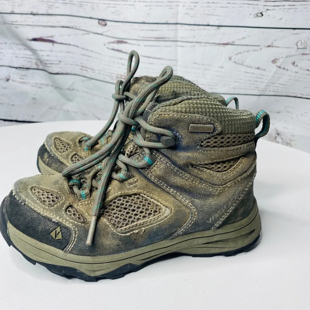 Vasque Hiking Shoes Kids 13 Mid Breeze III Ultra Dry Style 7208 Lace Up